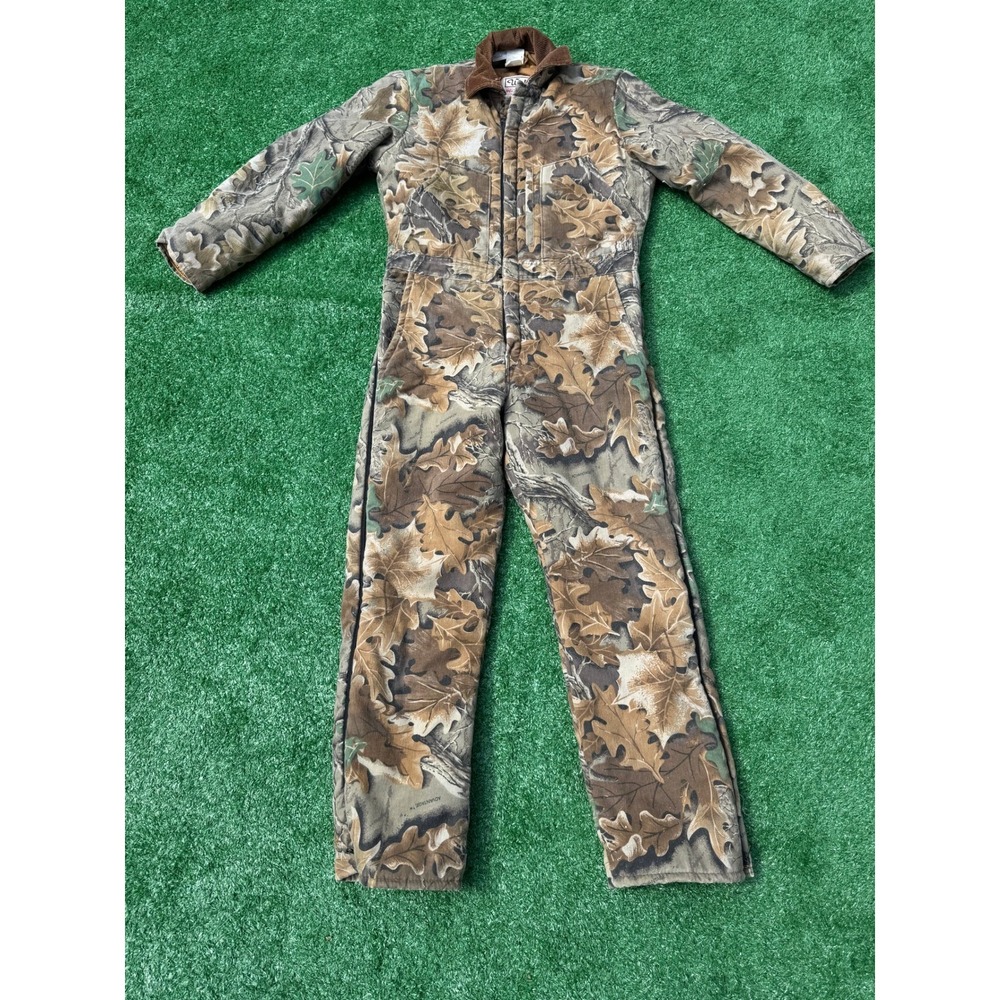 Walls Blizzard-Pruf Camo Insulated Coveralls Mens Small Regular USA Made Hunting